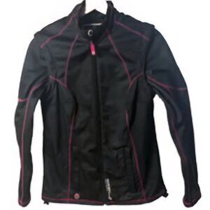 Freeze out thermal protection warm motorcycle outdoor black pink jacket